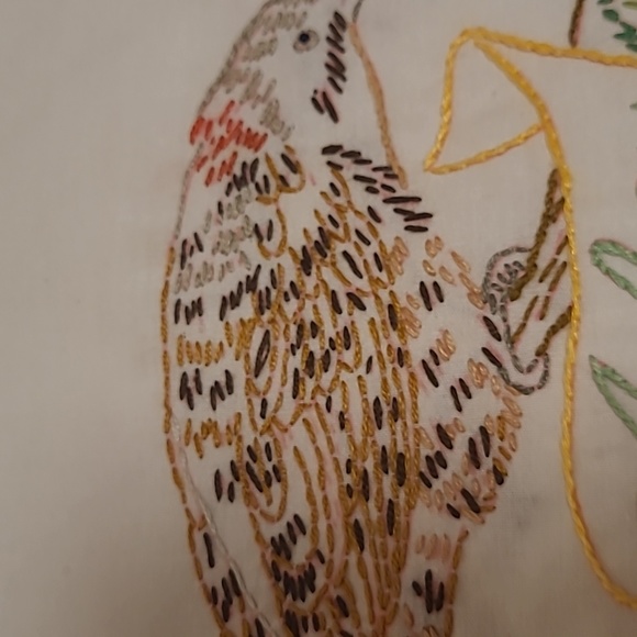 Vintage Hand Stitched Alabama State Bird & Flower - Picture 3 of 16